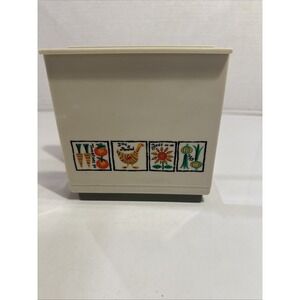 VTG HTF LOMA Industries NAPKIN Letter HOLDER Plastic Retro Kitchen  Ft. Worth TX